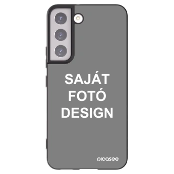 Picasee fekete szilikon tok az alábbi mobiltelefonokra Samsung Galaxy S22 5G - Saját fotó/motívum