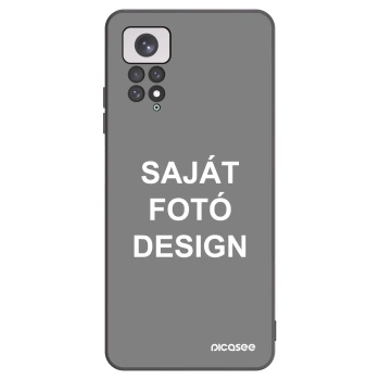 Picasee fekete szilikon tok az alábbi mobiltelefonokra Xiaomi Redmi Note 11 - Saját fotó/motívum