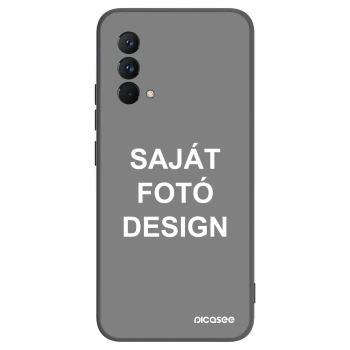 Picasee fekete szilikon tok az alábbi mobiltelefonokra Realme GT Master Edition 5G - Saját fotó/motívum