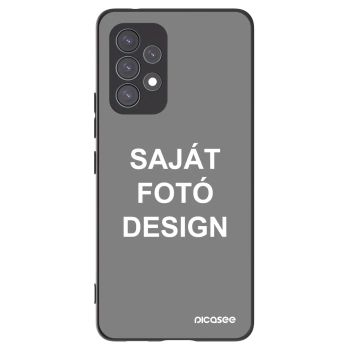 Picasee fekete szilikon tok az alábbi mobiltelefonokra Samsung Galaxy A53 5G A536 - Saját fotó/motívum