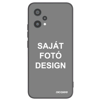 Picasee fekete szilikon tok az alábbi mobiltelefonokra Realme 9 Pro 5G - Saját fotó/motívum