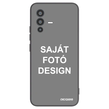 Picasee fekete szilikon tok az alábbi mobiltelefonokra Vivo V23 5G - Saját fotó/motívum