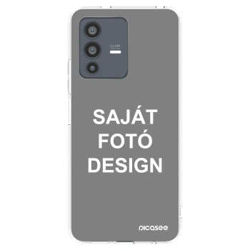 Picasee átlátszó szilikon tok az alábbi mobiltelefonokra Vivo V23 5G - Saját fotó/motívum