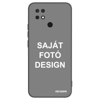 Picasee fekete szilikon tok az alábbi mobiltelefonokra Xiaomi Redmi 10C - Saját fotó/motívum
