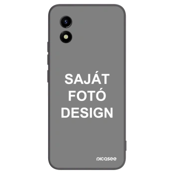 Picasee fekete szilikon tok az alábbi mobiltelefonokra Vivo Y01 - Saját fotó/motívum
