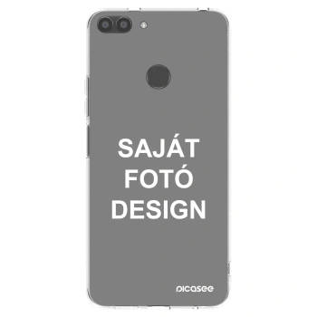 Picasee átlátszó szilikon tok az alábbi mobiltelefonokra Huawei P Smart - Saját fotó/motívum