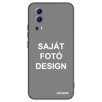 Picasee fekete szilikon tok az alábbi mobiltelefonokra Vivo Y52 5G - Saját fotó/motívum