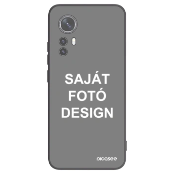 Picasee fekete szilikon tok az alábbi mobiltelefonokra Xiaomi 12X - Saját fotó/motívum