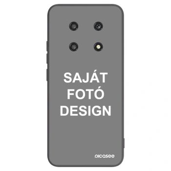 Picasee fekete szilikon tok az alábbi mobiltelefonokra Honor Magic4 Lite 5G - Saját fotó/motívum