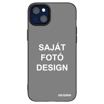 Picasee fekete szilikon tok az alábbi mobiltelefonokra Apple iPhone 14 Plus - Saját fotó/motívum