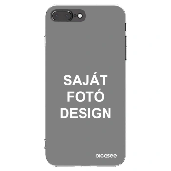 Picasee átlátszó szilikon tok az alábbi mobiltelefonokra Apple iPhone 8 Plus - Saját fotó/motívum