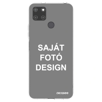Picasee átlátszó szilikon tok az alábbi mobiltelefonokra Realme C21Y - Saját fotó/motívum