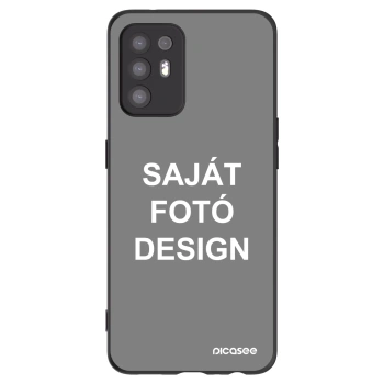 Picasee fekete szilikon tok az alábbi mobiltelefonokra OPPO A94 5G - Saját fotó/motívum