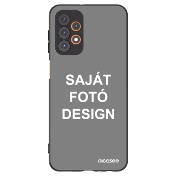 Picasee fekete szilikon tok az alábbi mobiltelefonokra Samsung Galaxy A23 A236B 5G - Saját fotó/motívum