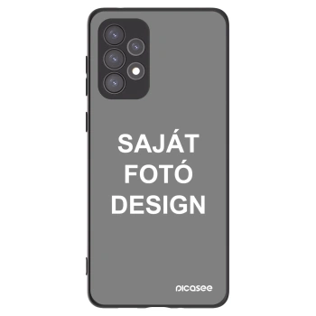 Picasee fekete szilikon tok az alábbi mobiltelefonokra Samsung Galaxy A73 5G - Saját fotó/motívum