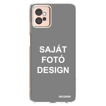 Picasee átlátszó szilikon tok az alábbi mobiltelefonokra Motorola Moto G32 - Saját fotó/motívum