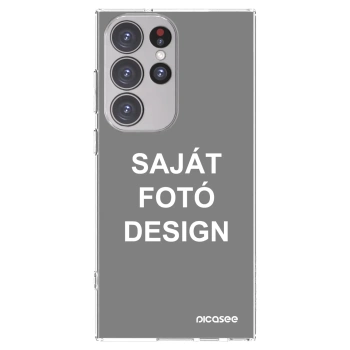Picasee átlátszó szilikon tok az alábbi mobiltelefonokra Samsung Galaxy S23 Ultra 5G - Saját fotó/motívum