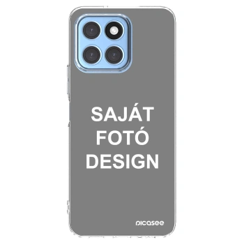 Picasee átlátszó szilikon tok az alábbi mobiltelefonokra Honor X8 5G - Saját fotó/motívum