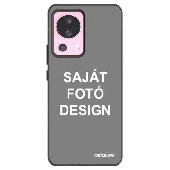 Picasee fekete szilikon tok az alábbi mobiltelefonokra Xiaomi 13 Lite - Saját fotó/motívum