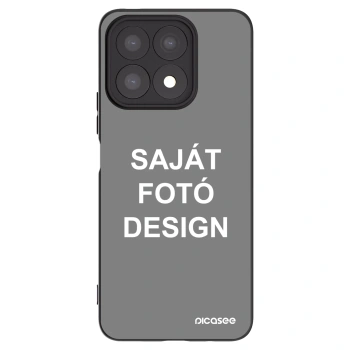 Picasee fekete szilikon tok az alábbi mobiltelefonokra Honor X8a - Saját fotó/motívum