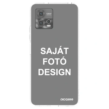 Picasee átlátszó szilikon tok az alábbi mobiltelefonokra Motorola Moto G72 - Saját fotó/motívum