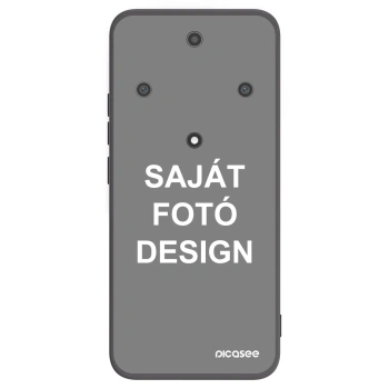 Picasee fekete szilikon tok az alábbi mobiltelefonokra Honor Magic5 Lite 5G - Saját fotó/motívum