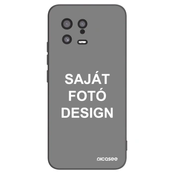 Picasee fekete szilikon tok az alábbi mobiltelefonokra Xiaomi 13 - Saját fotó/motívum