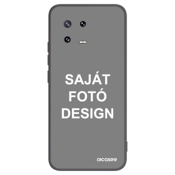 Picasee fekete szilikon tok az alábbi mobiltelefonokra Xiaomi 13 Pro - Saját fotó/motívum