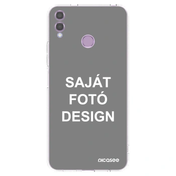 Picasee átlátszó szilikon tok az alábbi mobiltelefonokra Honor 8X - Saját fotó/motívum