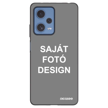 Picasee fekete szilikon tok az alábbi mobiltelefonokra Xiaomi Redmi Note 12 Pro 5G - Saját fotó/motívum