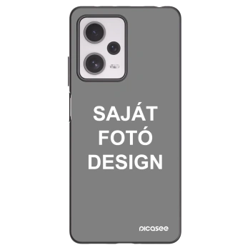 Picasee fekete szilikon tok az alábbi mobiltelefonokra Xiaomi Redmi Note 12 Pro+ 5G - Saját fotó/motívum