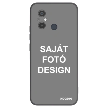 Picasee fekete szilikon tok az alábbi mobiltelefonokra Xiaomi Redmi 12C - Saját fotó/motívum