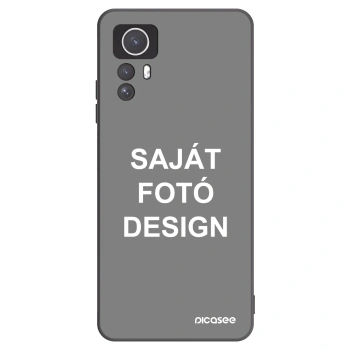 Picasee fekete szilikon tok az alábbi mobiltelefonokra Xiaomi Redmi Note 12S - Saját fotó/motívum