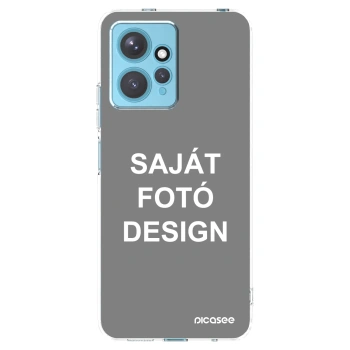 Picasee átlátszó szilikon tok az alábbi mobiltelefonokra Xiaomi Redmi Note 12 4G - Saját fotó/motívum