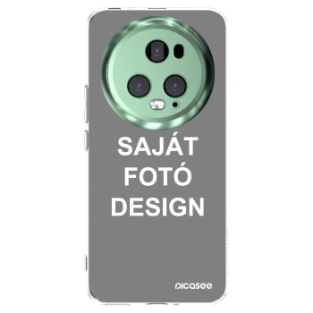 Picasee átlátszó szilikon tok az alábbi mobiltelefonokra Honor Magic5 Pro - Saját fotó/motívum