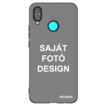 Picasee fekete szilikon tok az alábbi mobiltelefonokra Huawei Nova 3 - Saját fotó/motívum