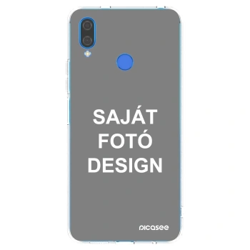 Picasee átlátszó szilikon tok az alábbi mobiltelefonokra Huawei Nova 3 - Saját fotó/motívum