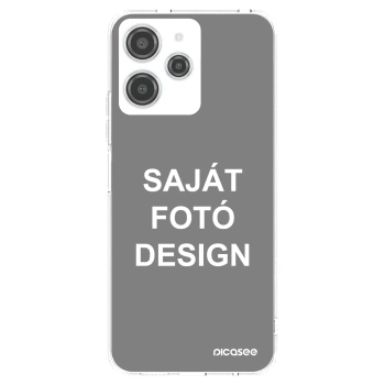 Picasee átlátszó szilikon tok az alábbi mobiltelefonokra Xiaomi Redmi 12 4G - Saját fotó/motívum