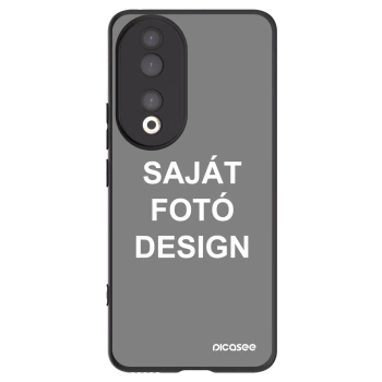 Picasee fekete szilikon tok az alábbi mobiltelefonokra Honor 90 5G - Saját fotó/motívum