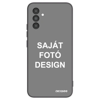 Picasee fekete szilikon tok az alábbi mobiltelefonokra Samsung Galaxy A04s A047F - Saját fotó/motívum