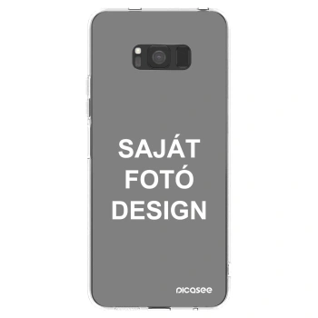 Picasee átlátszó szilikon tok az alábbi mobiltelefonokra Samsung Galaxy S8 G950F - Saját fotó/motívum
