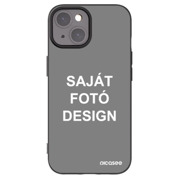 Picasee fekete szilikon tok az alábbi mobiltelefonokra Apple iPhone 15 - Saját fotó/motívum