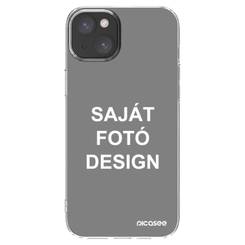Picasee átlátszó szilikon tok az alábbi mobiltelefonokra Apple iPhone 15 Plus - Saját fotó/motívum