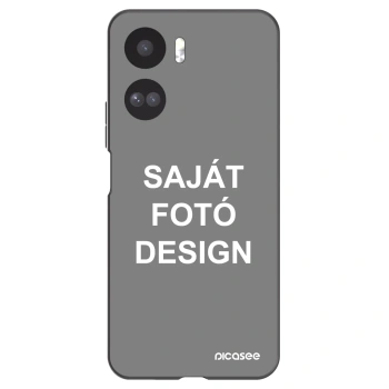 Picasee fekete szilikon tok az alábbi mobiltelefonokra Honor 90 Lite 5G - Saját fotó/motívum