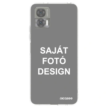 Picasee átlátszó szilikon tok az alábbi mobiltelefonokra Motorola Edge 30 Neo - Saját fotó/motívum