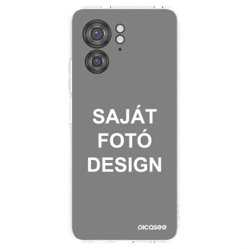 Picasee átlátszó szilikon tok az alábbi mobiltelefonokra Motorola Edge 40 - Saját fotó/motívum