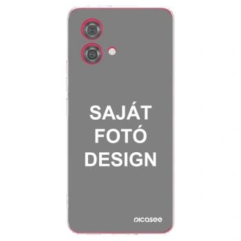 Picasee átlátszó szilikon tok az alábbi mobiltelefonokra Motorola Moto G84 5G - Saját fotó/motívum