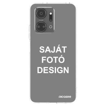 Picasee átlátszó szilikon tok az alábbi mobiltelefonokra Honor X7a - Saját fotó/motívum