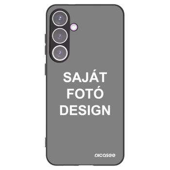Picasee fekete szilikon tok az alábbi mobiltelefonokra Samsung Galaxy S24+ S926B 5G - Saját fotó/motívum