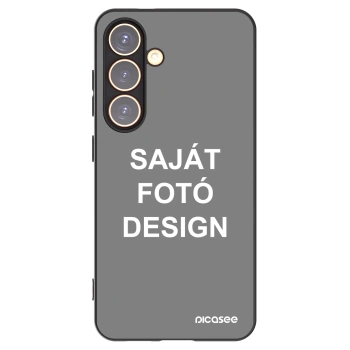 Picasee fekete szilikon tok az alábbi mobiltelefonokra Samsung Galaxy S24 S921B 5G - Saját fotó/motívum